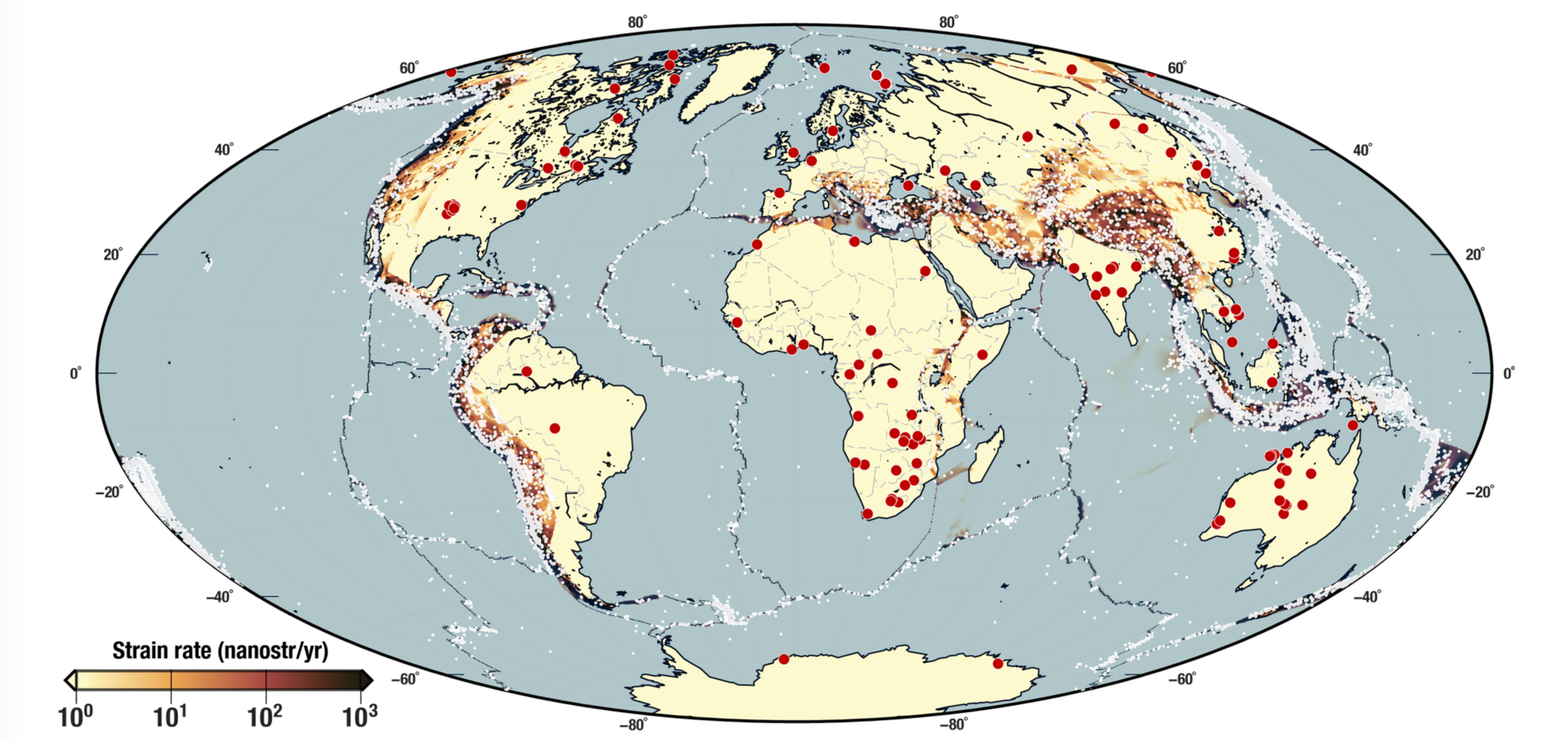 Seismicity in stable continental interiors
